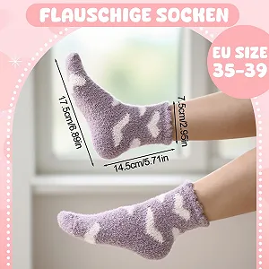 Шкарпетки Пухнасті Cuddly Socks 35-38, 6 пар synthetic.ua - Фото 1