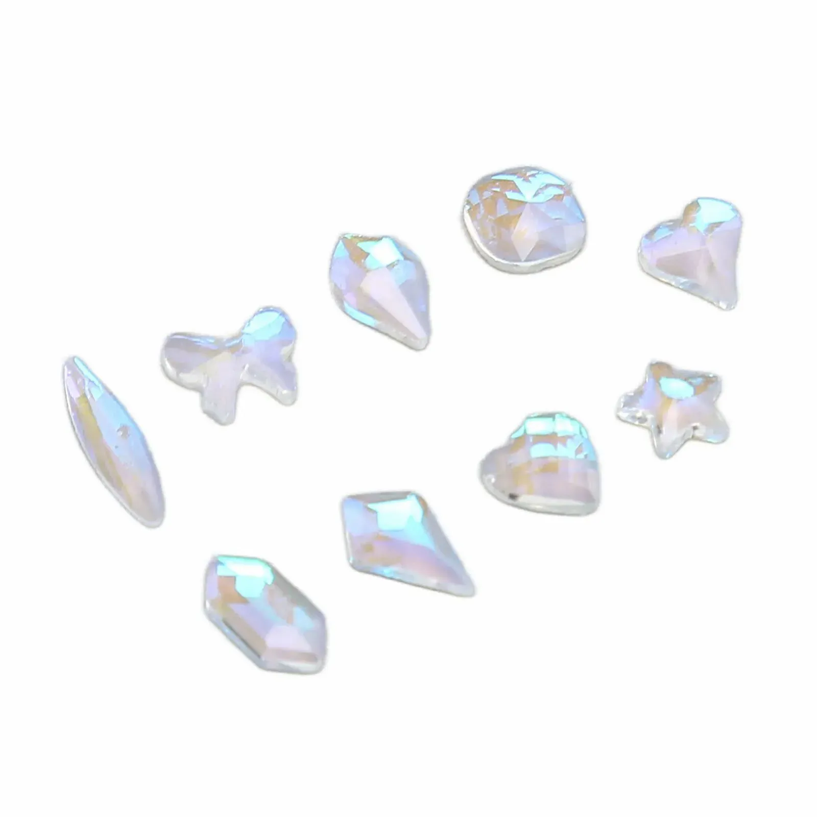 Стразы для ногтей Разные Размеры и Формы 600 шт, фото №9