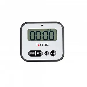 Таймер кухонный Taylor Pro Extra Loud Цифровой Световой индикатор Белый/Черный цена на synthetic.ua - Фото 1 Таймер кухонный Taylor Pro Extra Loud Цифровой Световой индикатор Белый/Черный synthetic.ua - Фото 1
