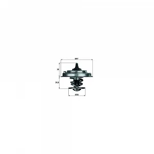 Термостат охлаждающей жидкости MAHLE BEHR TX 30 87D для AUDI SEAT SKODA VW CUPRA - Фото 1