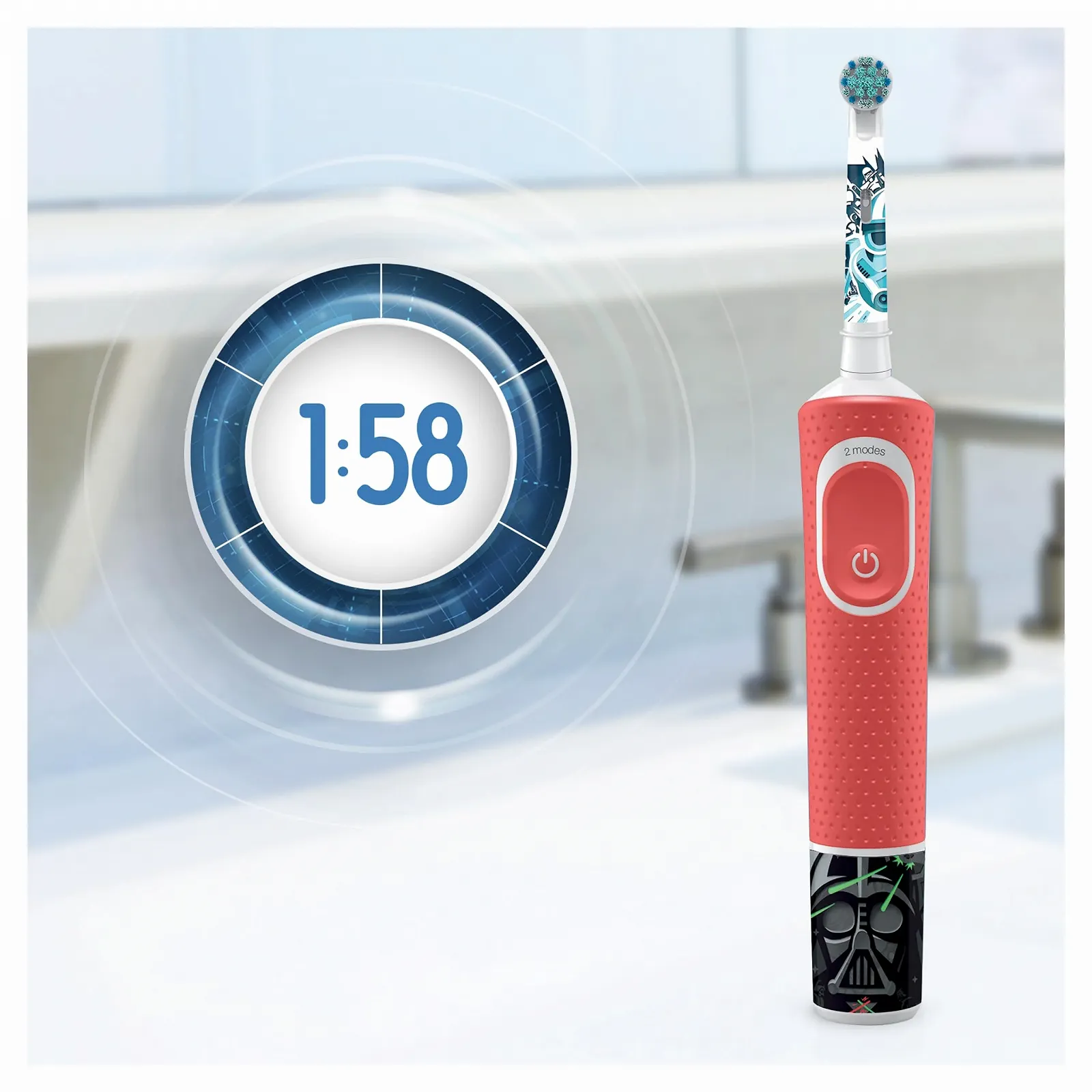 Электрическая зубная щетка Oral-B Kids Star Wars, фото №6