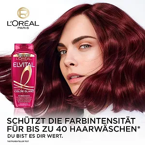 Шампунь L'Oréal Paris Elvital XXXL Захист Кольору для фарбованого, тонованого або мелірованого волосся з екстрактом півонії та UVA/UVB фільтром 1000 мл synthetic.ua - Фото 1