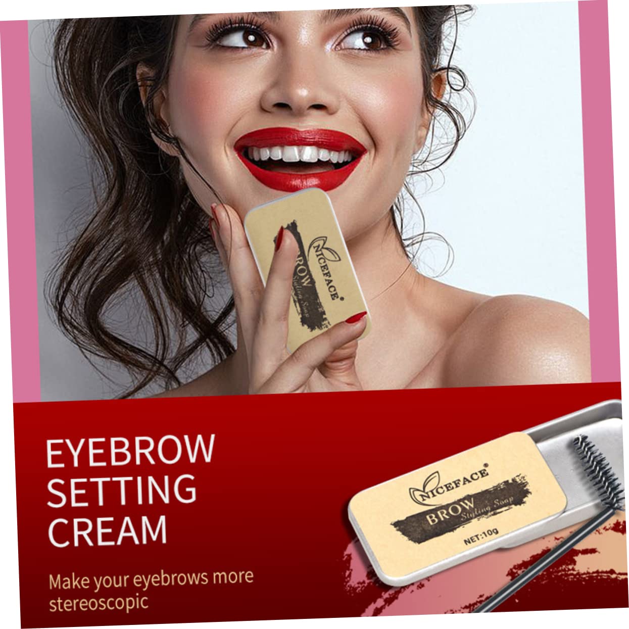 Набір Lurrose Eyebrow Soap Колір для брів Два комплекти Прозорий, фото №3