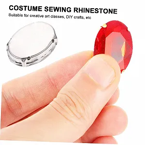 Стразы Operitacx 1 набор Стеклянные стразы для украшений Свадебное платье Одежда и аксессуары Прочные и устойчивые к царапинам для творческих ремесленных проектов synthetic.ua - Фото 1