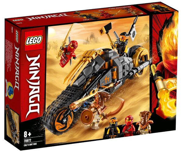 Конструктор LEGO NINJAGO Раллийный мотоцикл Коула (70672), фото №1
