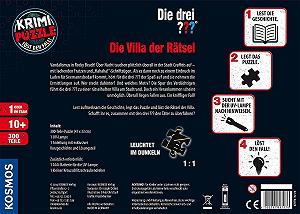 Детективный пазл KOSMOS The Three ??? 697976 Villa of Riddles Светящийся в темноте 300 деталей с УФ-лампой synthetic.ua - Фото 1