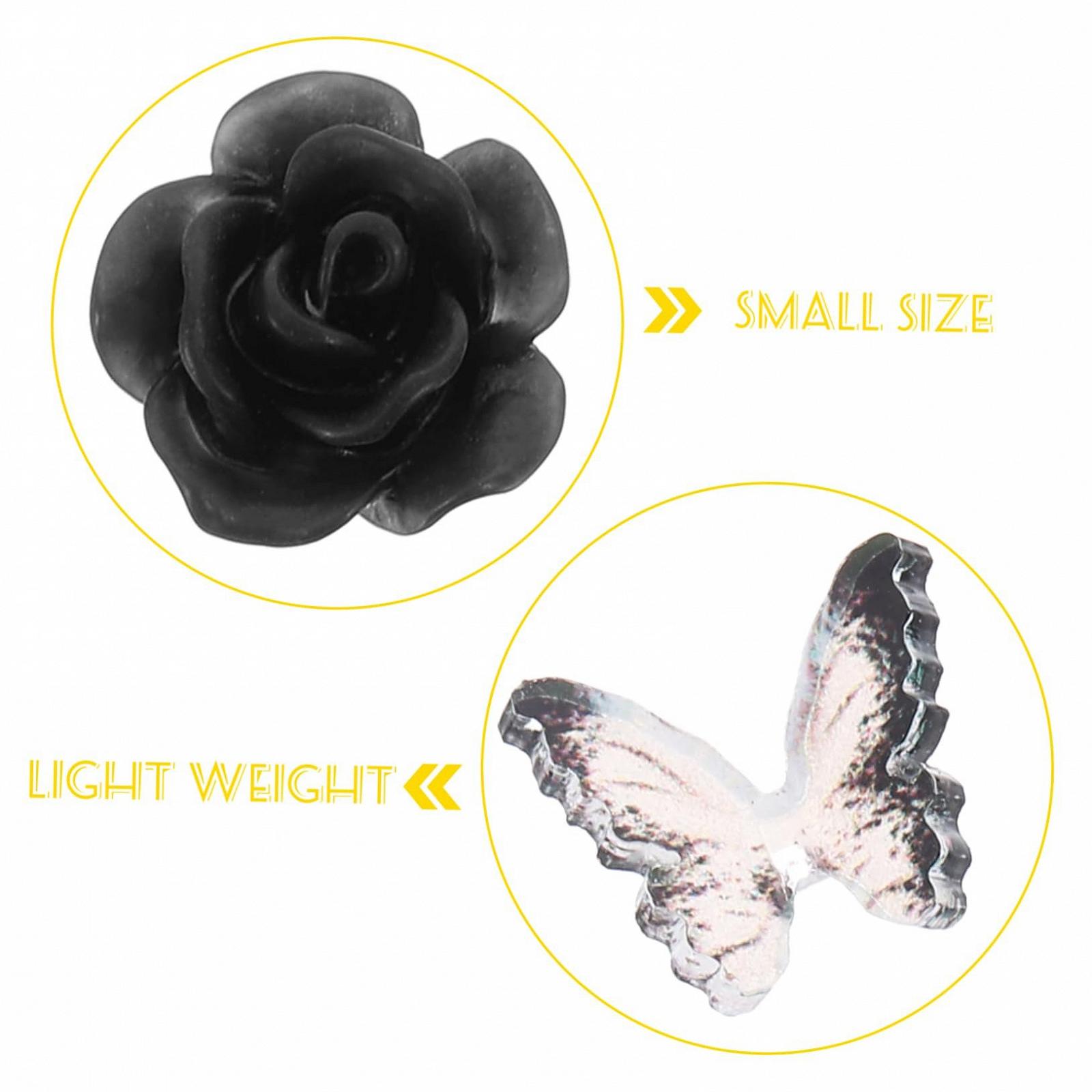 Набір 2 коробки Дрібні дорогоцінні камені та підвіски для створення нейл-арту для жінок, фото №3