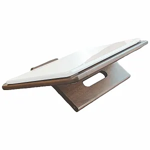 Регулируемая Деревянная Подставка для Ноутбука из Грецкого Ореха с Вентиляционными Отверстиями, Складная Подставка для Чтения для Домашнего Офиса, Путешествий, Эргономичные Деревянные Подставки для Ноутбука - Фото 1