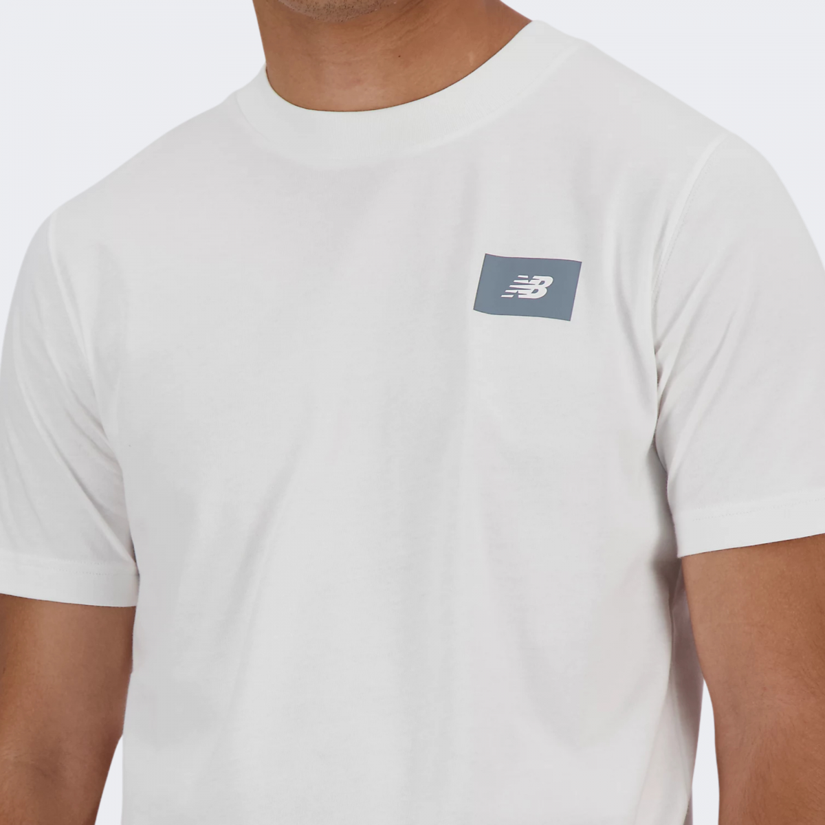 Футболка New Balance Logo Graphics MT41584WT Белый L, фото №4