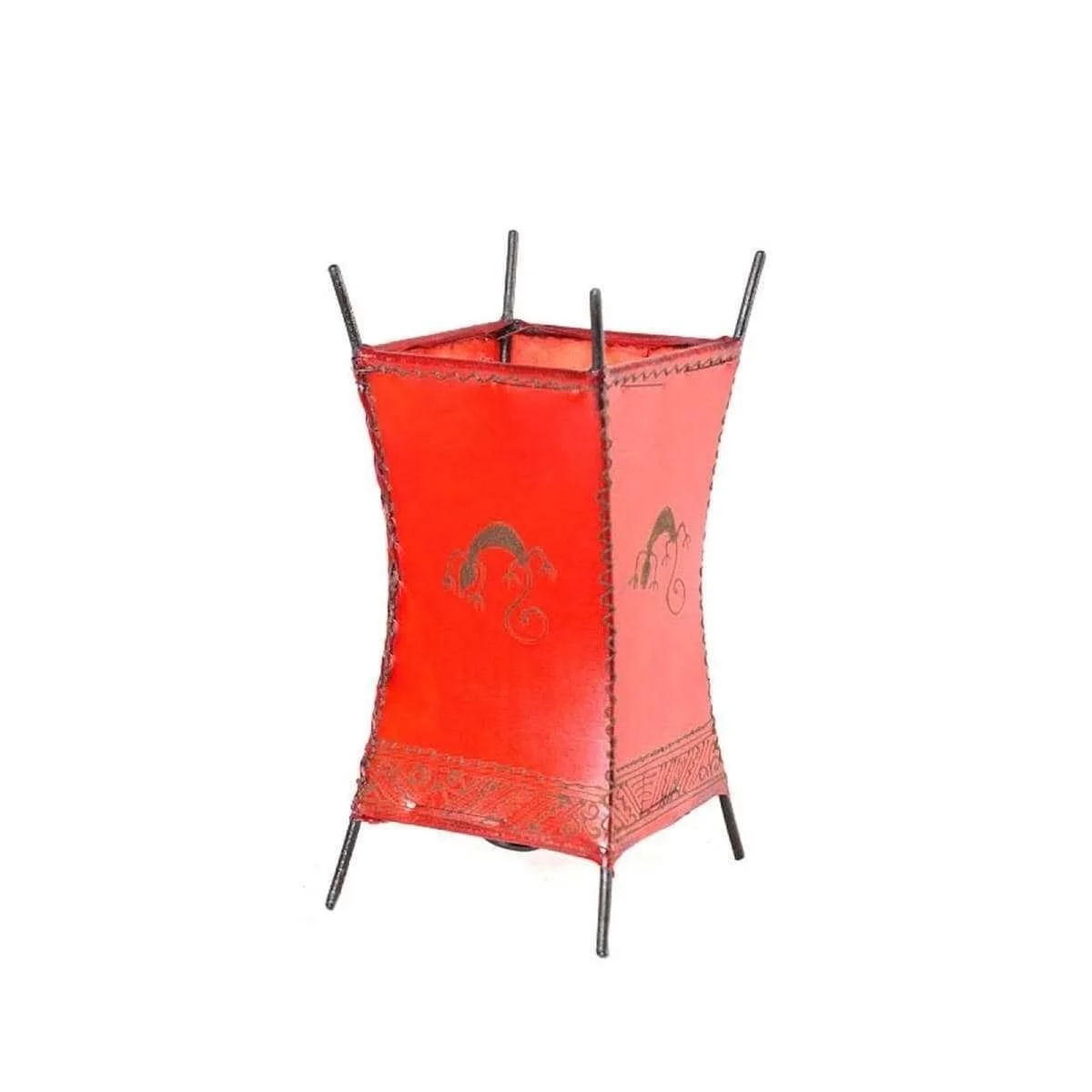 Настільна лампа Simandra Oriental Carree Gecko 30 см Оранжевий, фото №4