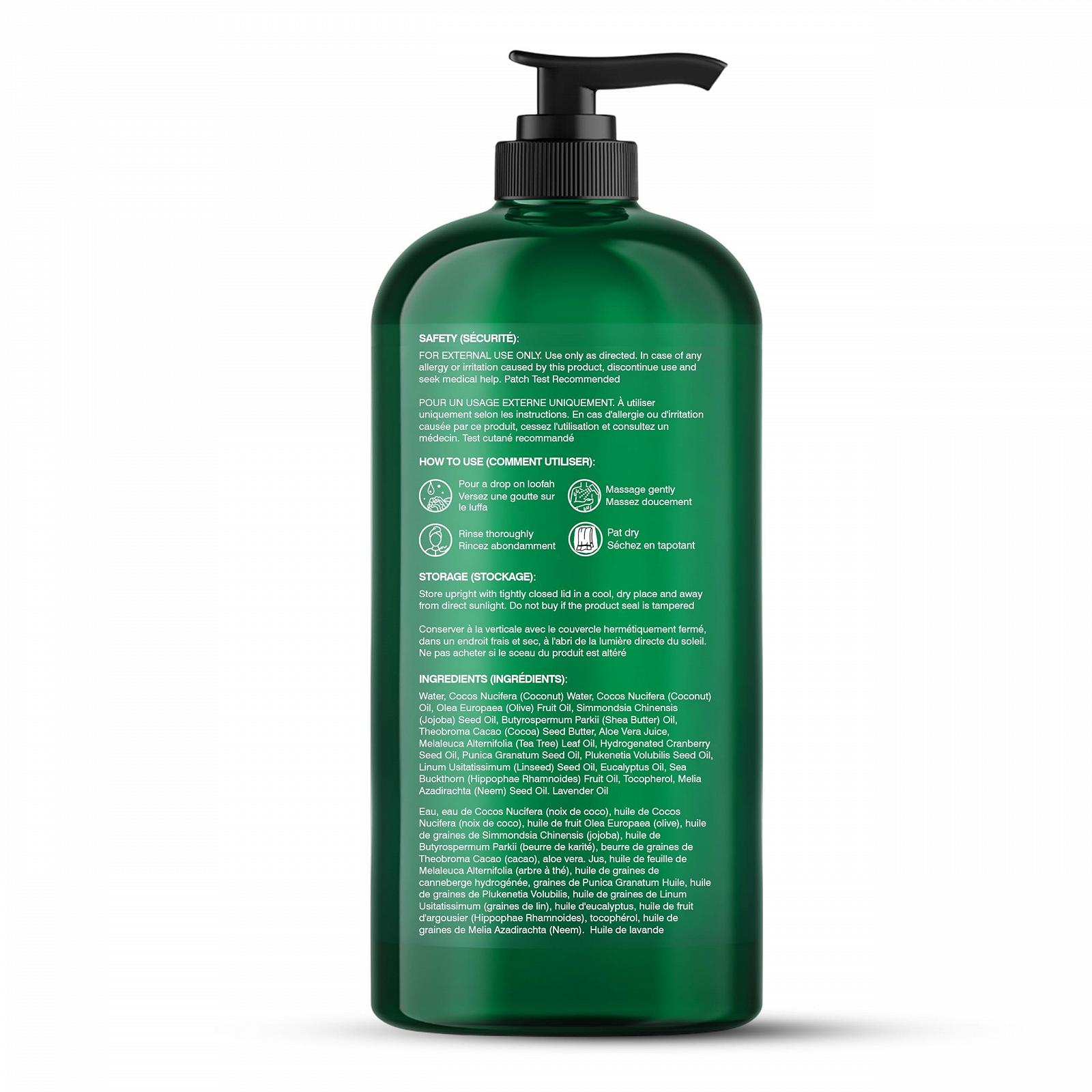 Гель для душу Botanic Hearth Eucalyptus & Tea Tree 473 мл очищувальний освіжаючий, фото №2