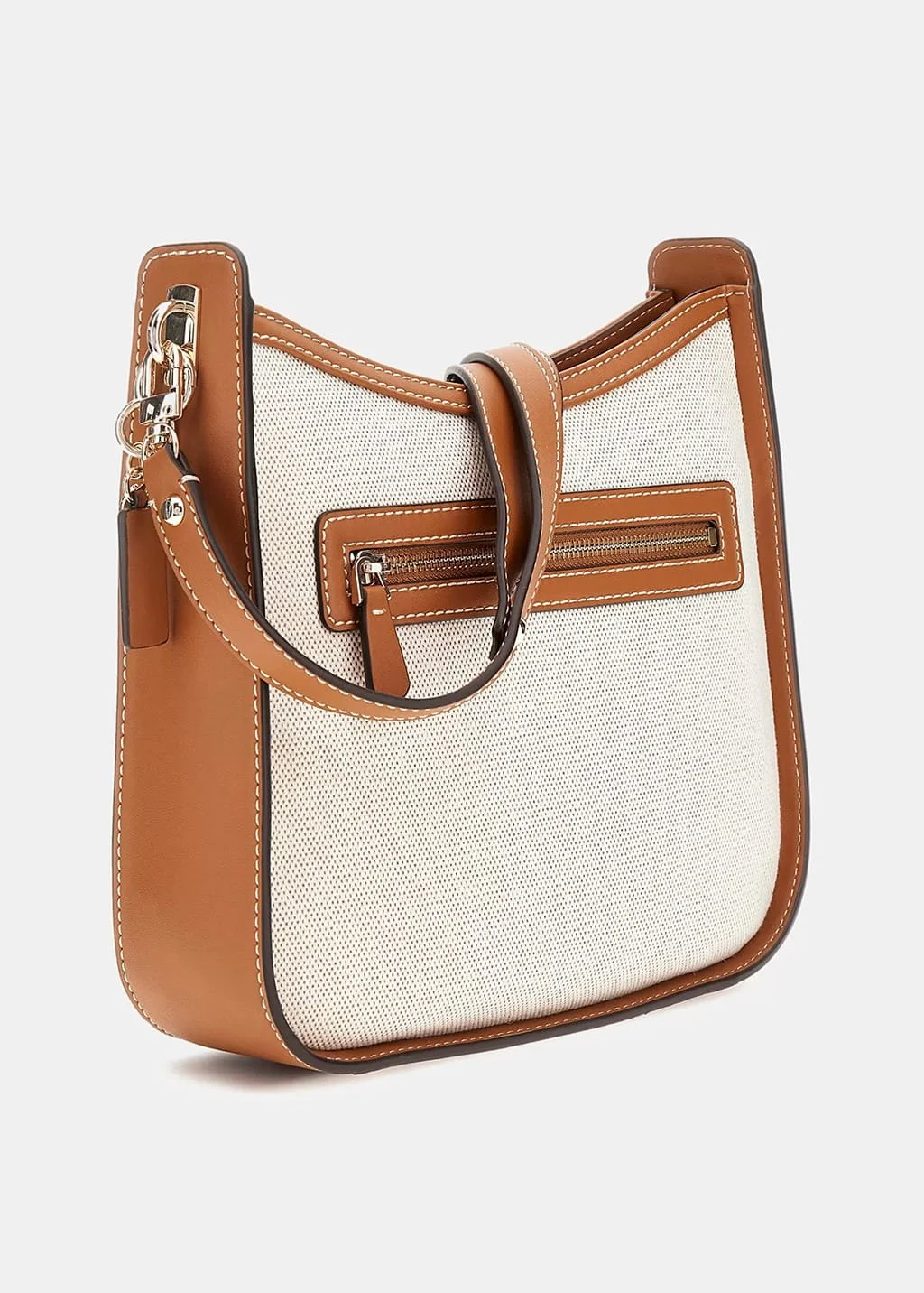 Женская сумка Guess Sebina / Через плечо / Светло-коричневая, фото №2 Женская сумка Guess Sebina / Через плечо / Светло-коричневая, фото №2