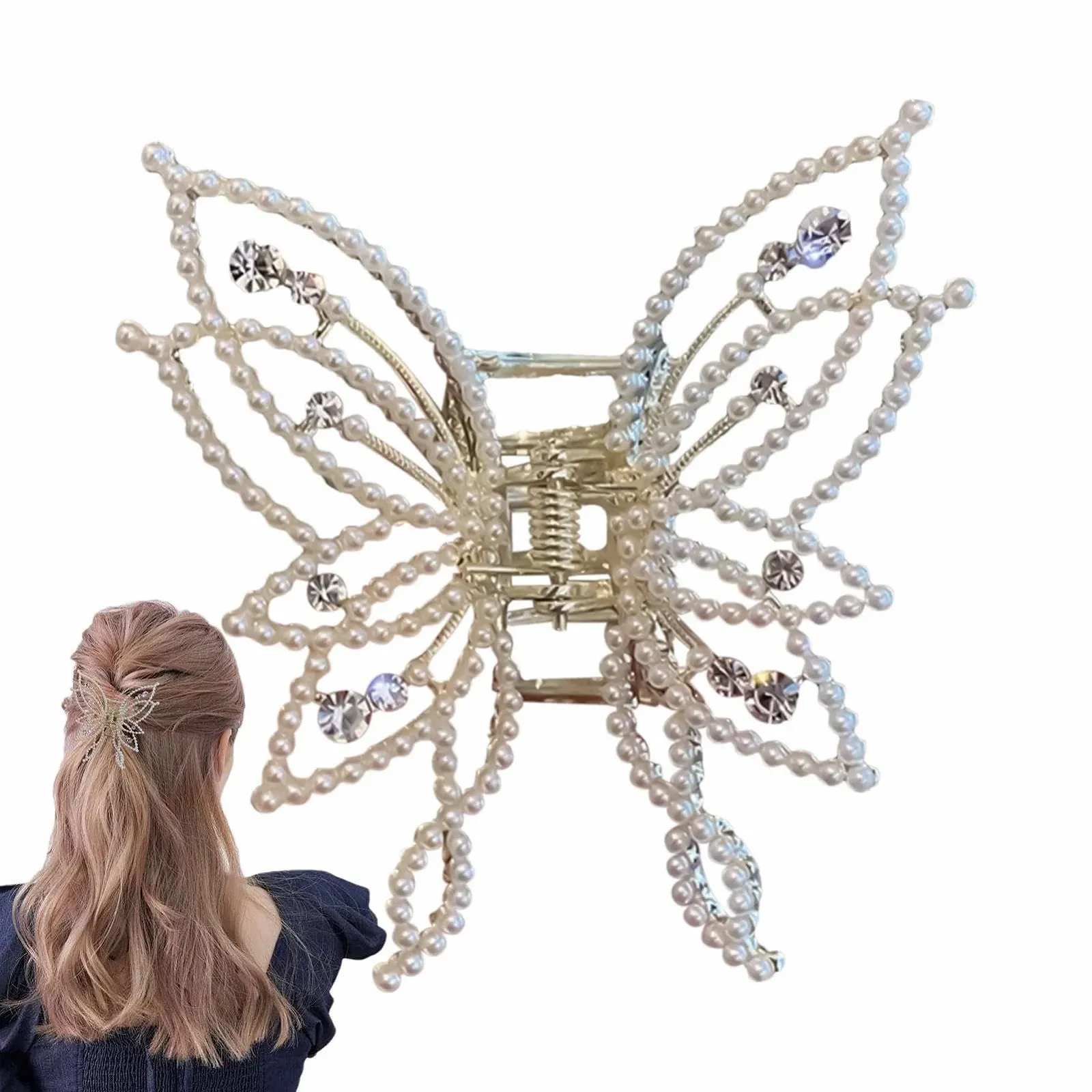 Заколка для волос Метелик Crystal Модный Блестящий Страз Свадебный, фото №1 Заколка для волос Метелик Crystal Модный Блестящий Страз Свадебный, фото №1