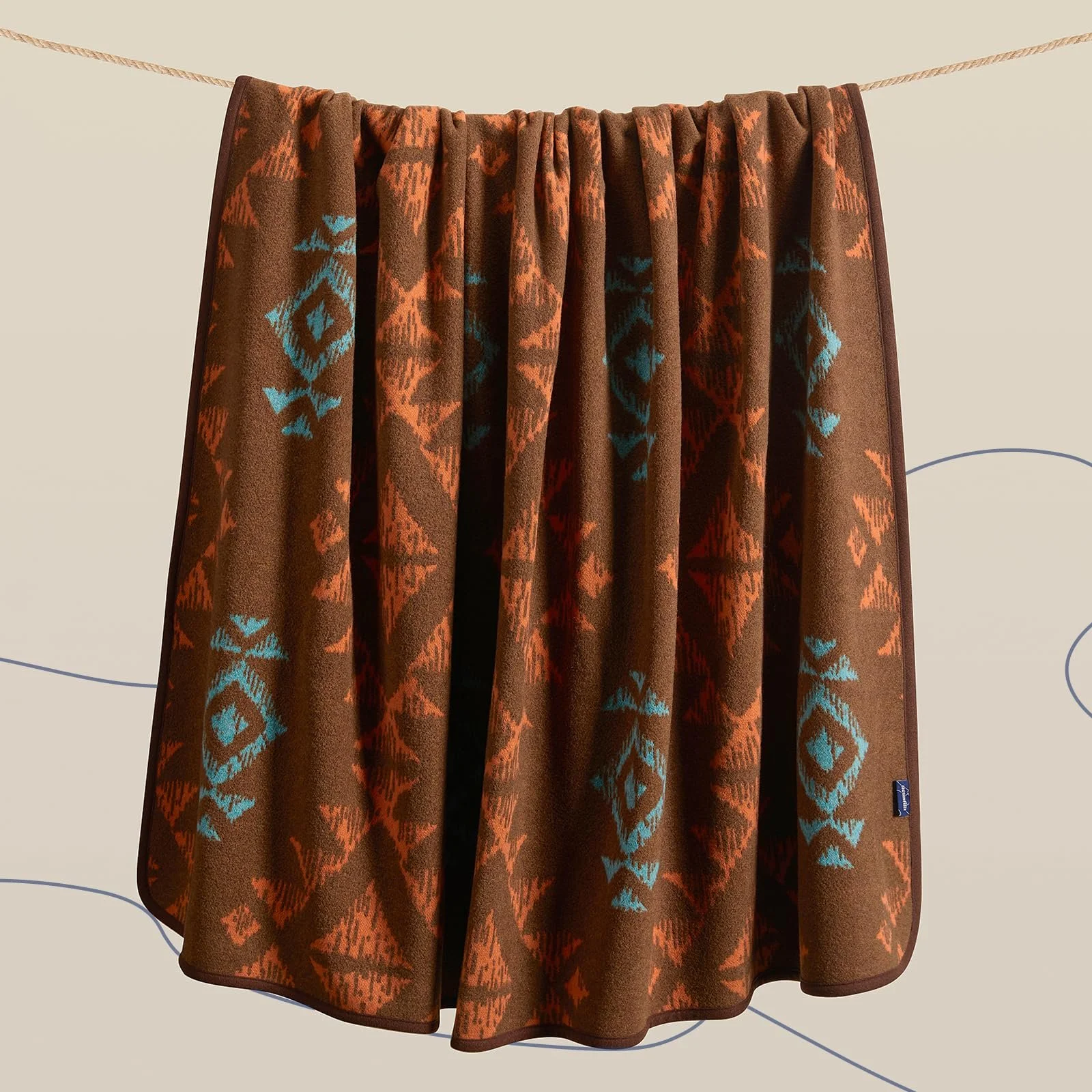 Одеяло Merino ACUSHLA 58% Wool, Уютное одеяло, Большое, Супер мягкое одеяло для дивана, Покрывало, Теплое вязаное зимнее одеяло (160 x 200 см, Adelais-Koffee), фото №5