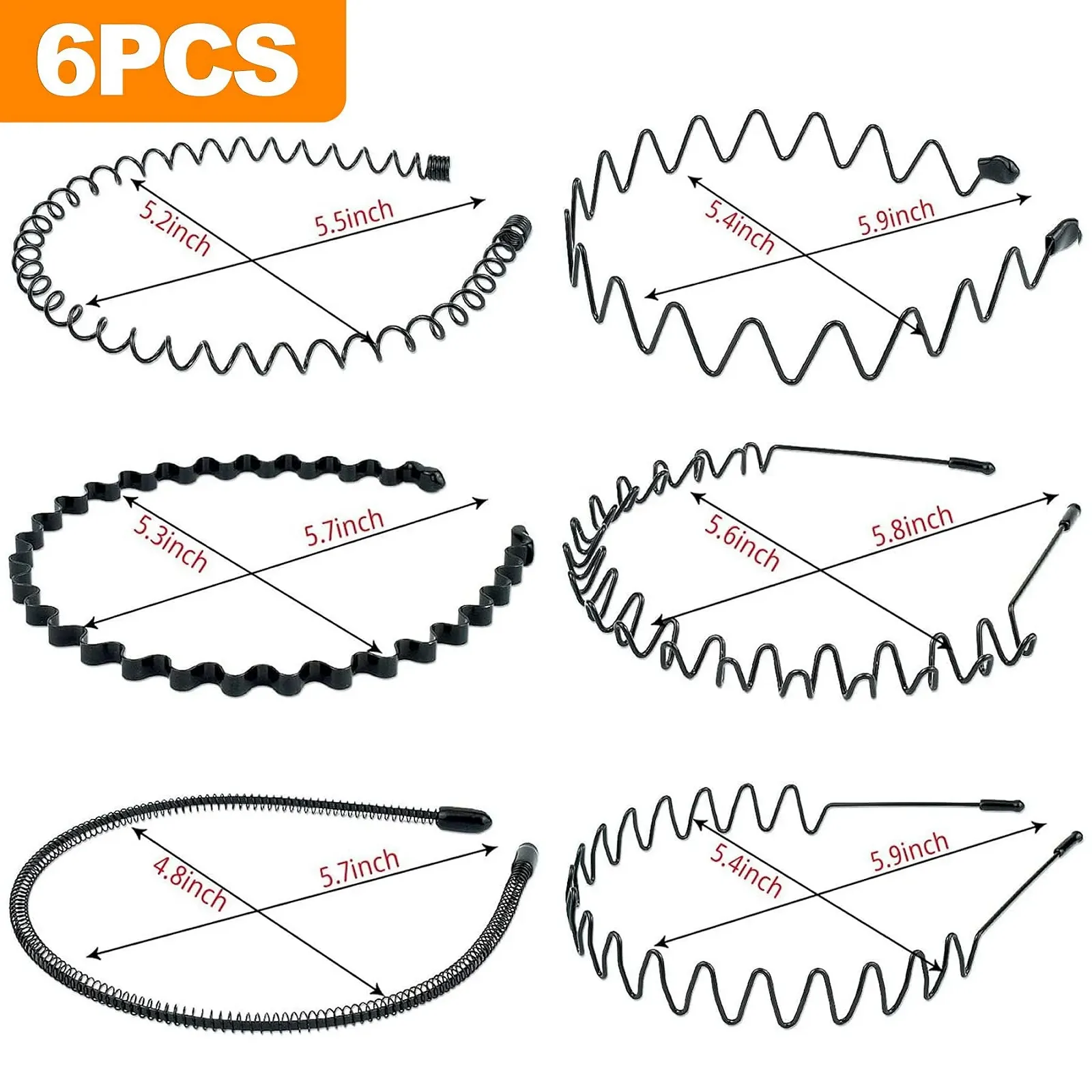 Набор металлических обручей 6 шт., фото №2