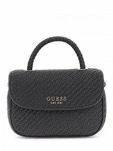 Сумка з верхньою ручкою GUESS Mirema Flap Black synthetic.ua - Фото 1