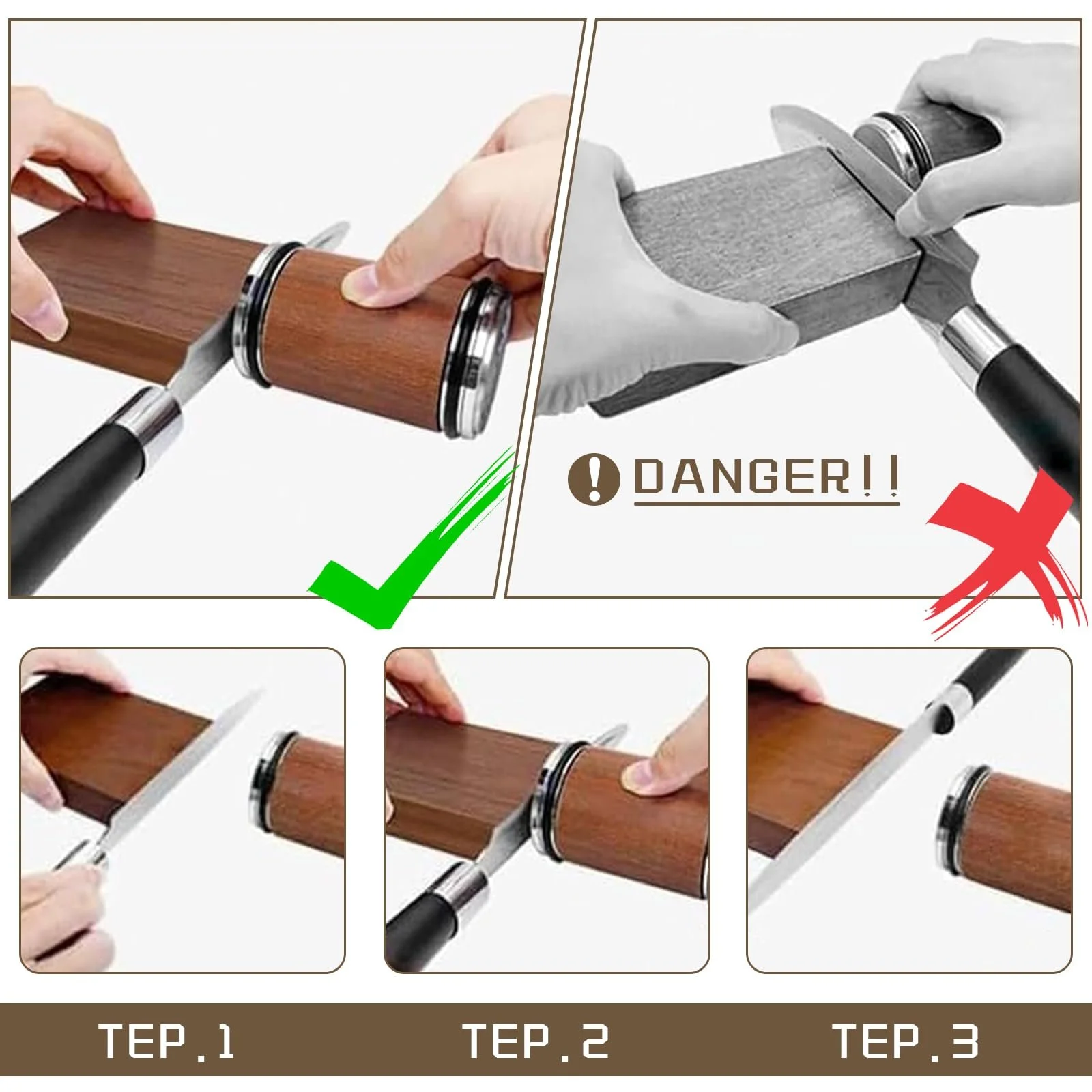 Змінні диски для роликової стругачки ножів M12 Алмазні 400# + 1000# (2 шт.), фото №6