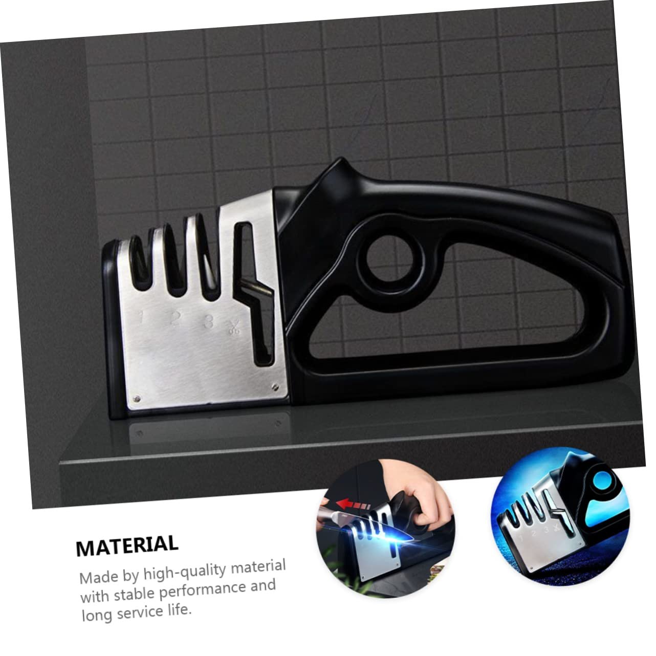 Точилка для ножей Cabilock многофункциональная эргономичная для быстрой заточки, фото №9