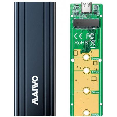 Карман внешний Maiwo M.2 SSD NVMe (PCIe) — USB 3.1 Type-C (K1686P space grey), фото №5