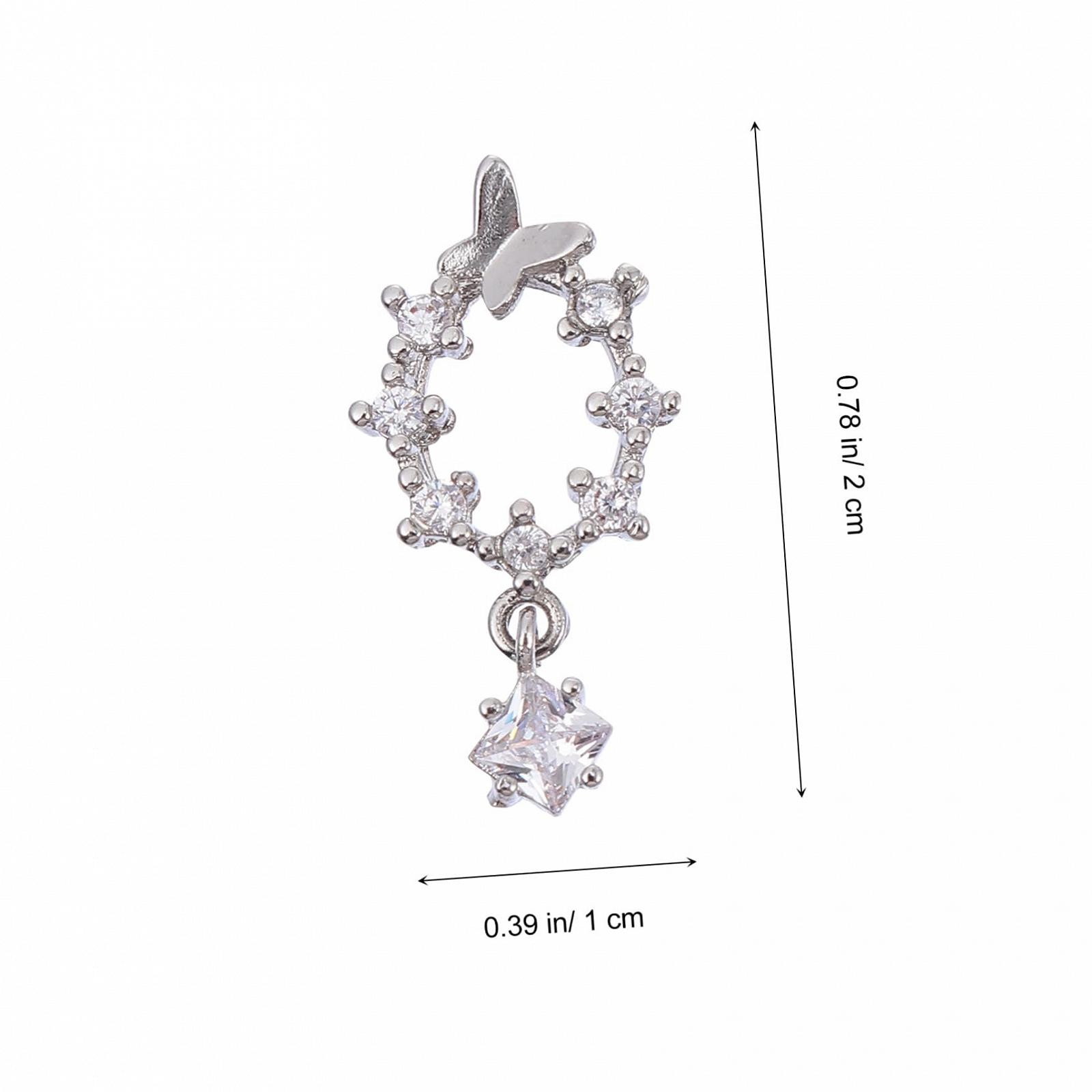 Украшения для ногтей minkissy из циркония, 9 шт., фото №9