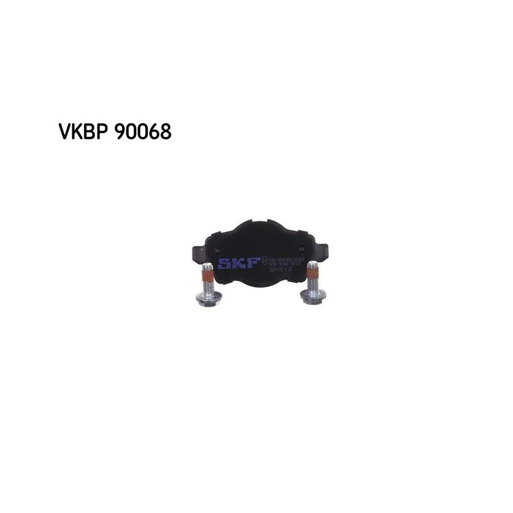 Комплект гальмівних колодок, дискове гальмо SKF VKBP 90068 для MINI, задня вісь, фото №1