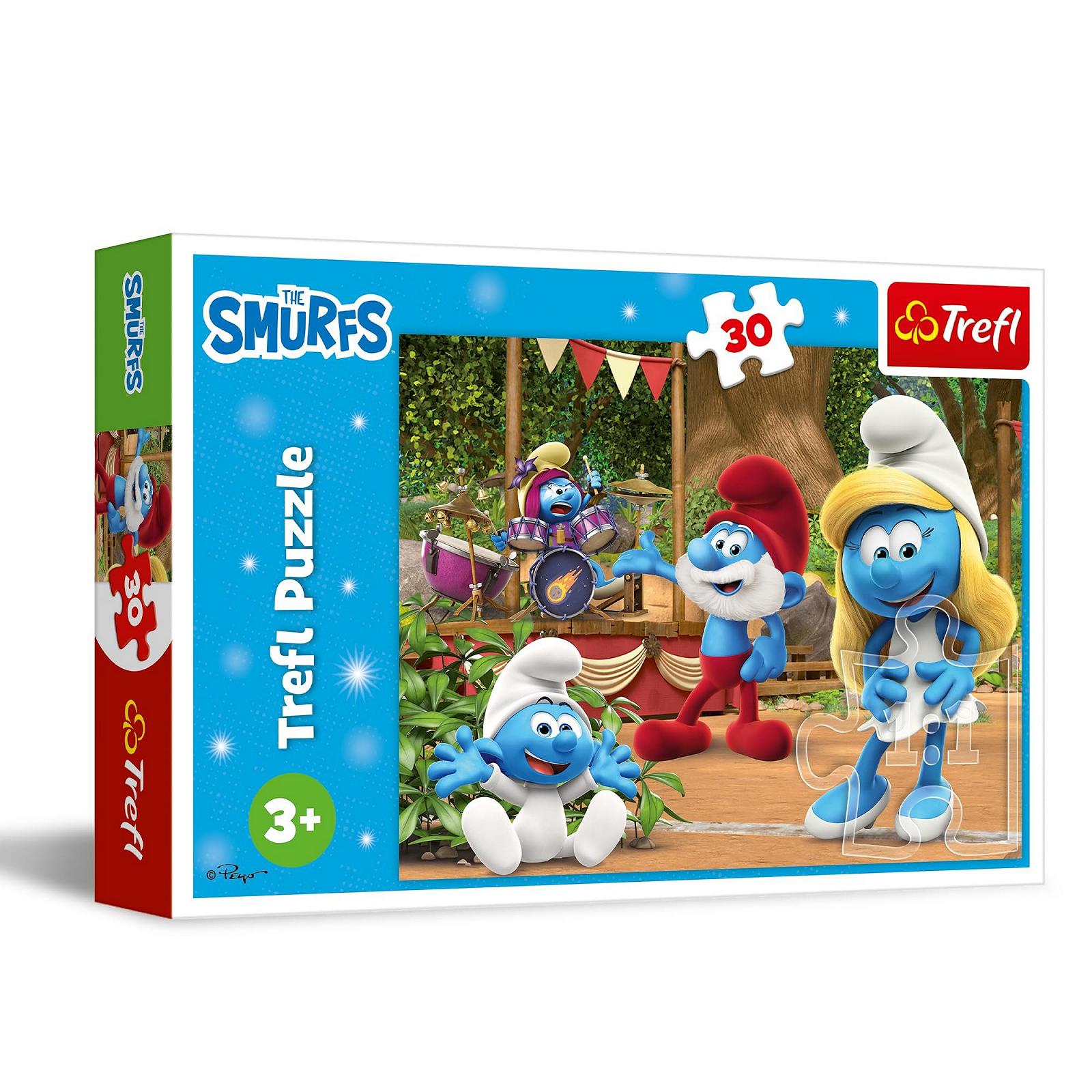 Пазлы Trefl Smurfs Smurfs and Smurfs 30 элементов, фото №1