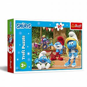 Пазлы Trefl Smurfs Smurfs and Smurfs 30 элементов - Фото 1