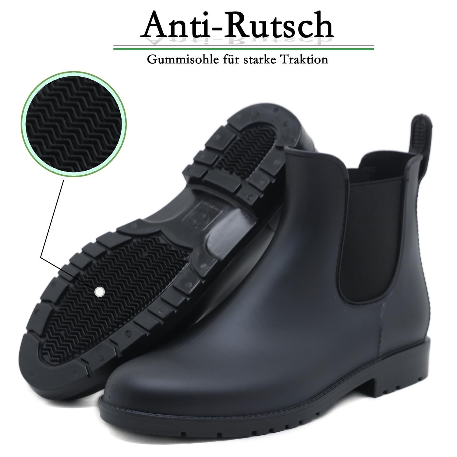 Чоботи гумові Uniuni Водонепроникні з нековзною підошвою, фото №4