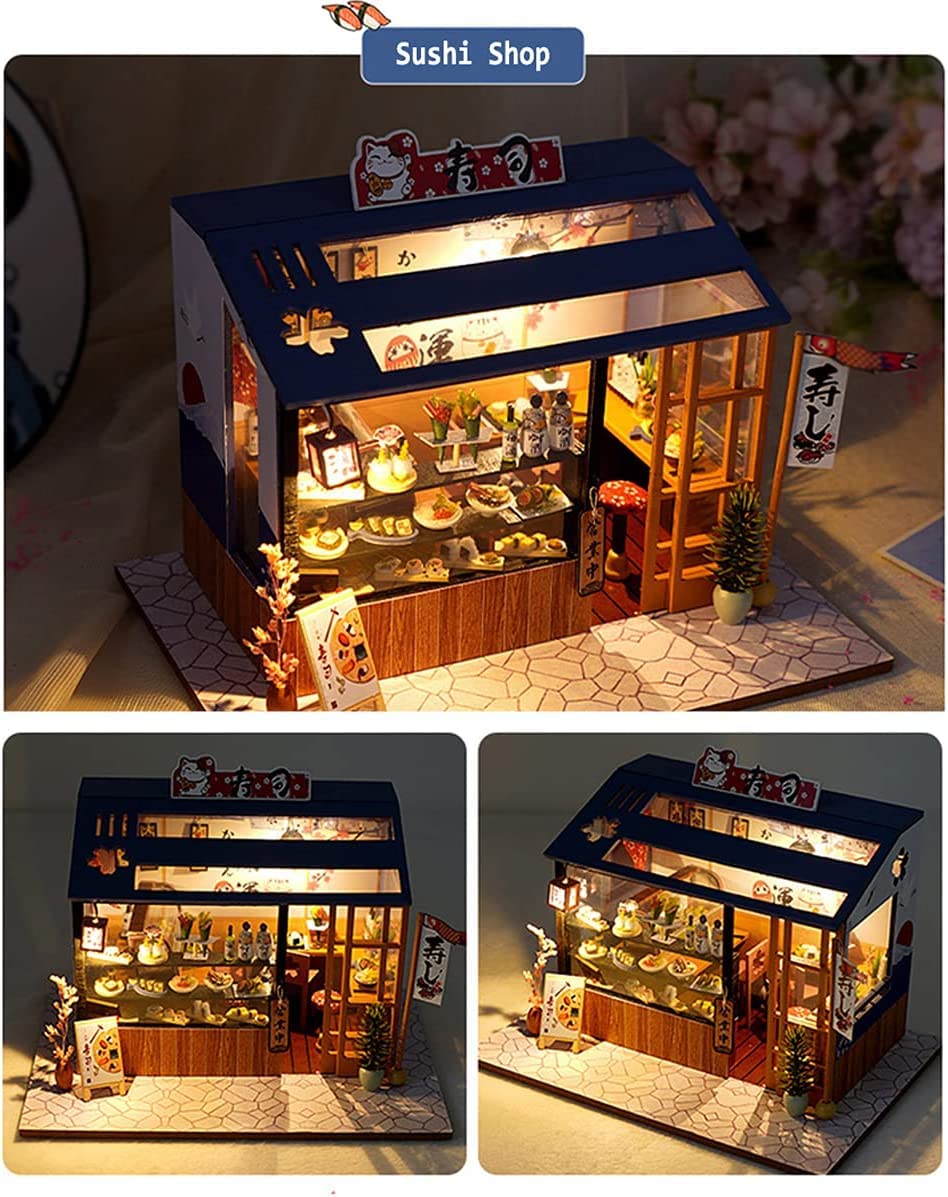 Конструктор DIY Miniature Dollhouse Kit 3D Wooden Dollhouse with Furniture Масштаб 1:24 Idea Happy Time (TD35), фото №4