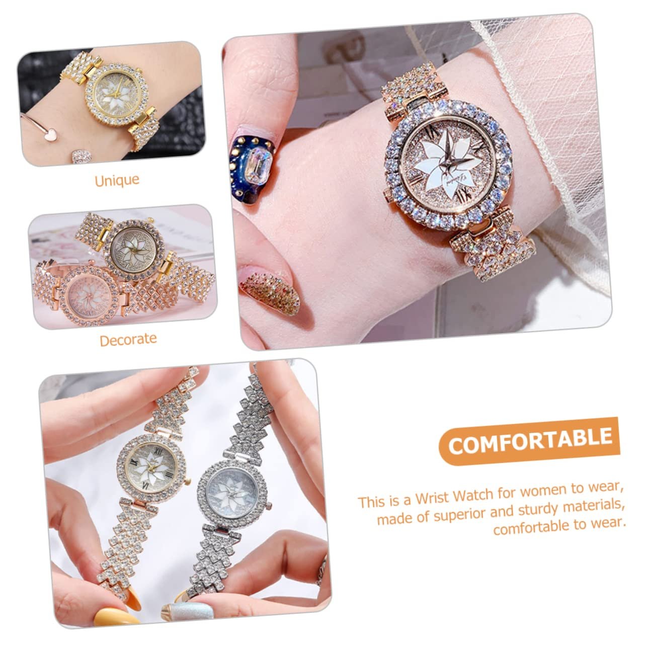 Женские часы LIFKOME с полным бриллиантом, нарядные женские наручные часы, часы с кристаллами, стильные часы, светодиодные роскошные часы, стильные женские часы, розовое золото, сплав, фото №4 Женские часы LIFKOME с полным бриллиантом, нарядные женские наручные часы, часы с кристаллами, стильные часы, светодиодные роскошные часы, стильные женские часы, розовое золото, сплав, фото №4