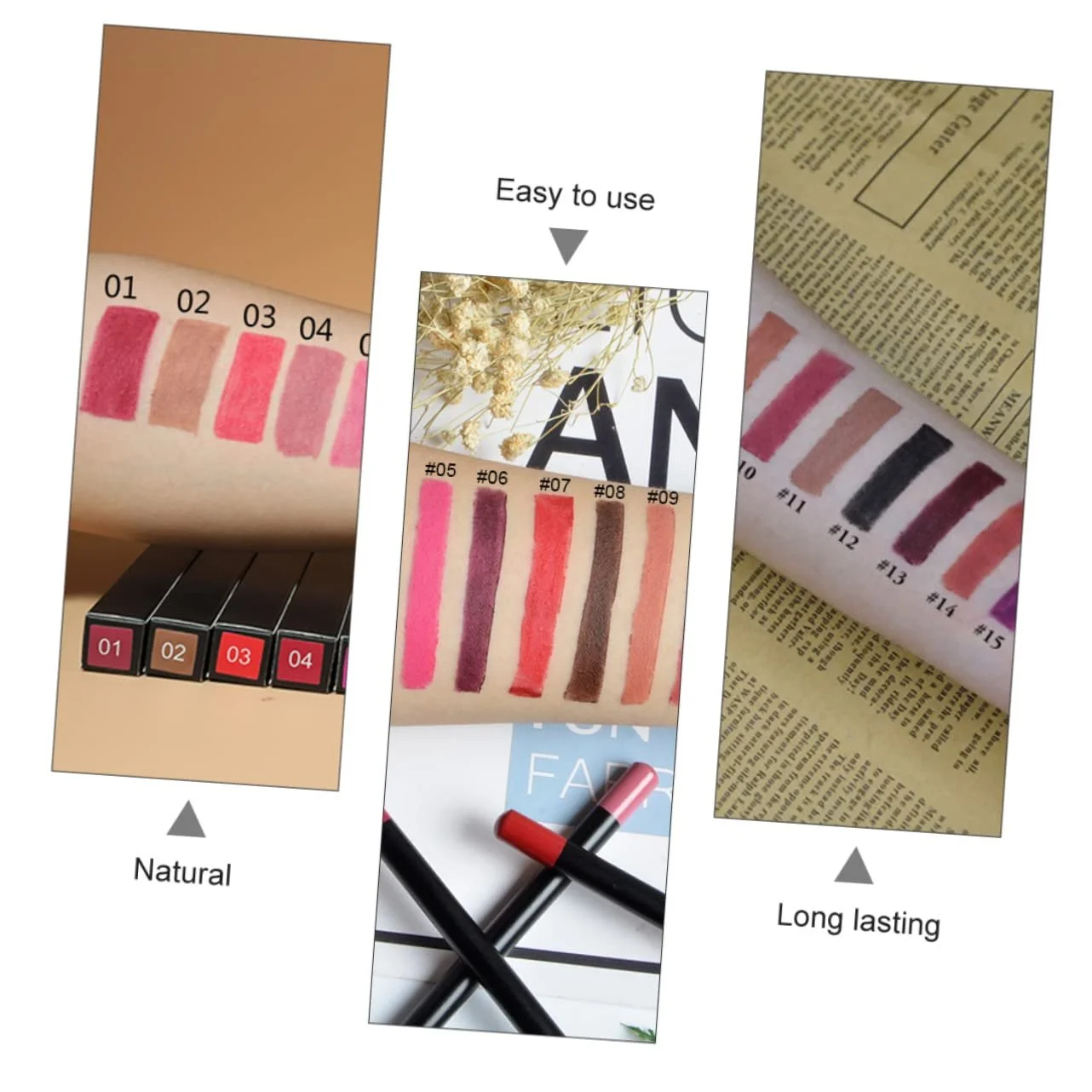 Олівець для очей DOITOOL пігментований гелевий водостійкий для макіяжу, фото №7 Олівець для очей DOITOOL пігментований гелевий водостійкий для макіяжу, фото №7