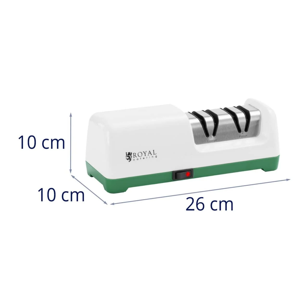 Электрическая точилка для ножей Royal Catering RCDKS-02 3 уровня 20 Вт White, фото №5 Электрическая точилка для ножей Royal Catering RCDKS-02 3 уровня 20 Вт White, фото №5