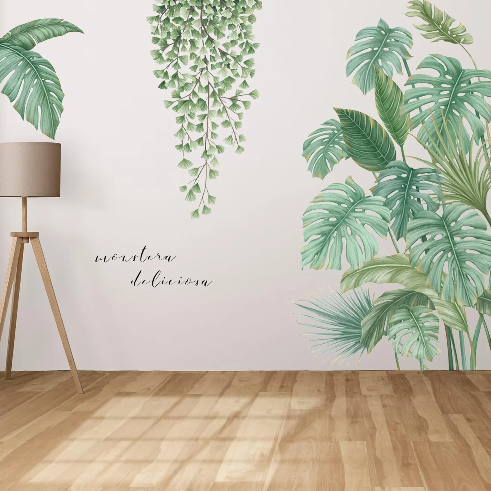 Наклейка на стіну Tropical Leaves Green, фото №8 Наклейка на стіну Tropical Leaves Green, фото №8