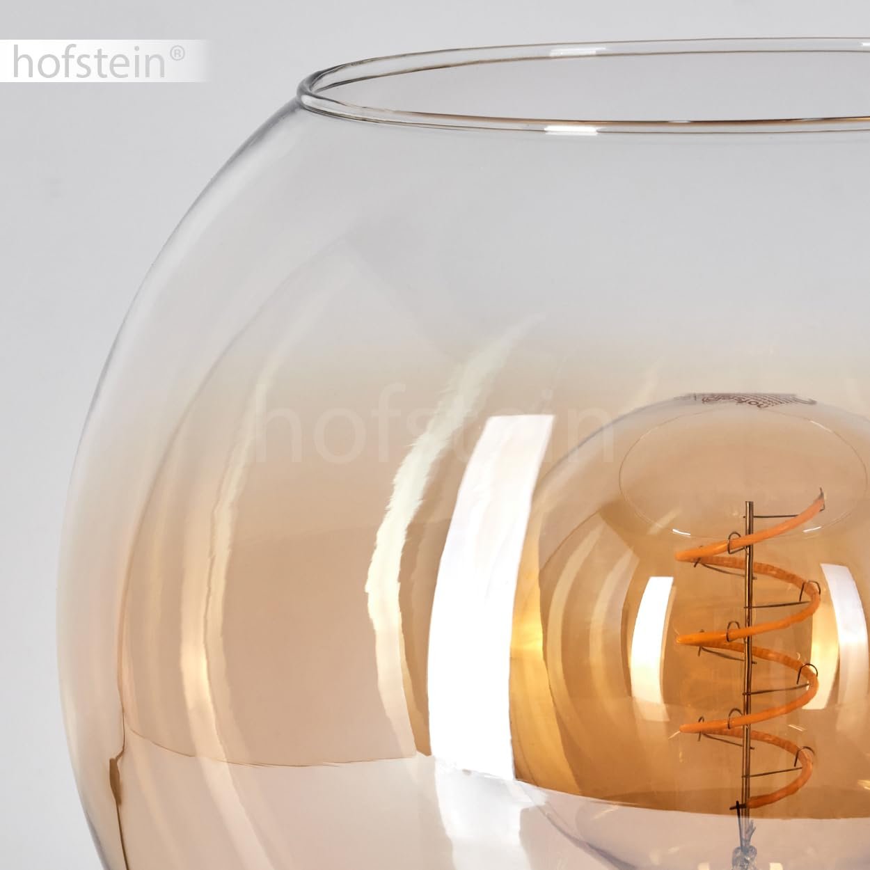 Настільна лампа Koyoto E27 Чорна/Прозора, фото №4