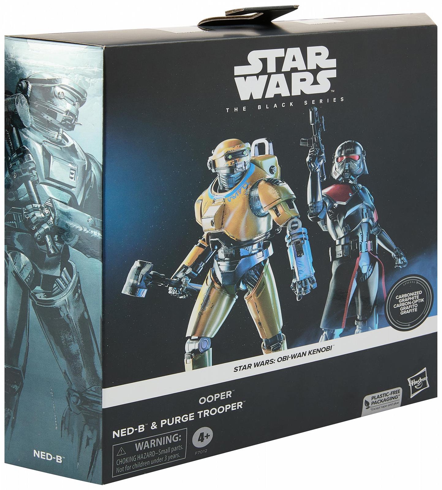 Фігурки Star Wars The Black Series NED-B & Purge Trooper (15 см) Carbon Look, набір з 2 штук, фото №1