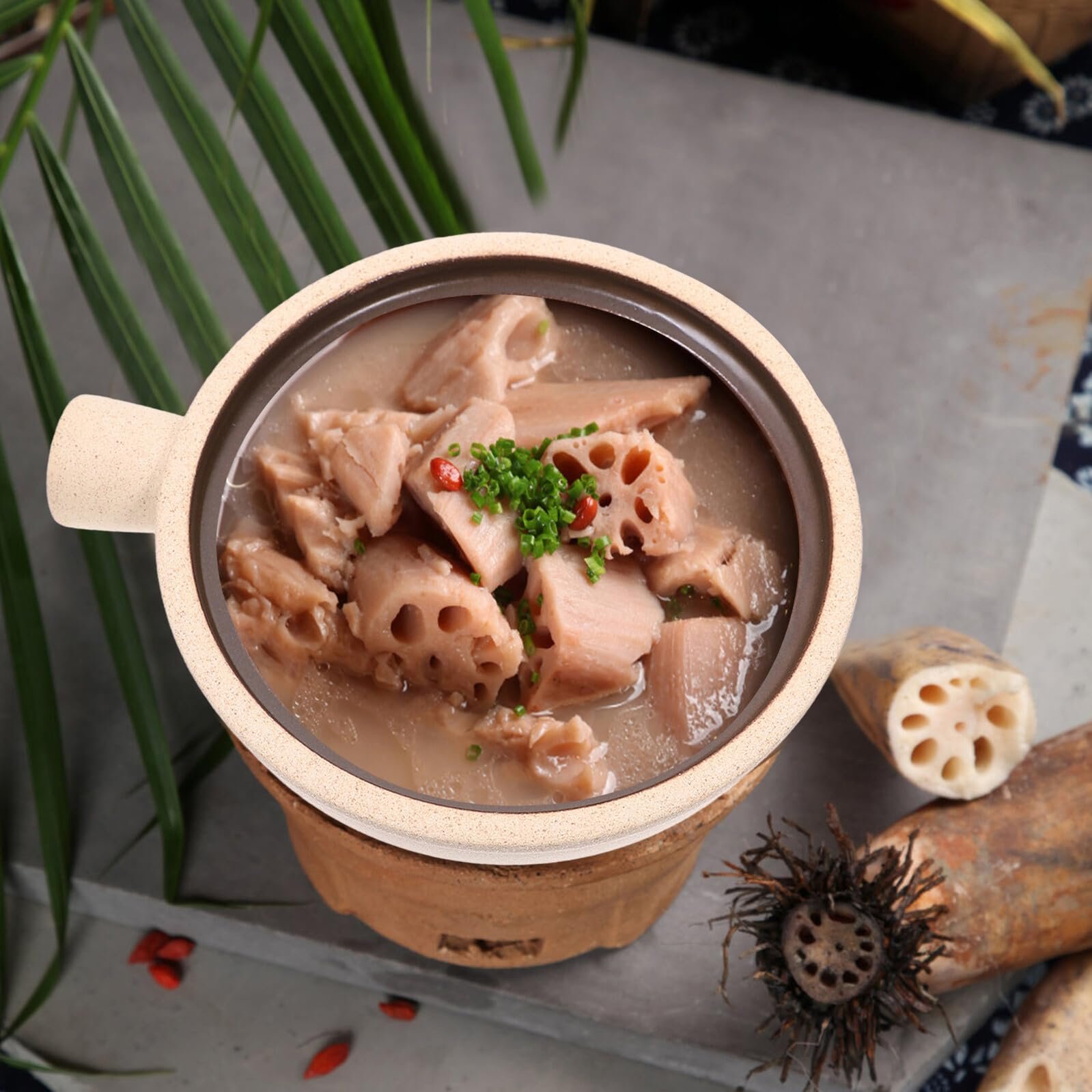 Ківш керамічний термостійкий з однією ручкою для супу та рису з кришкою, фото №6 Ківш керамічний термостійкий з однією ручкою для супу та рису з кришкою, фото №6