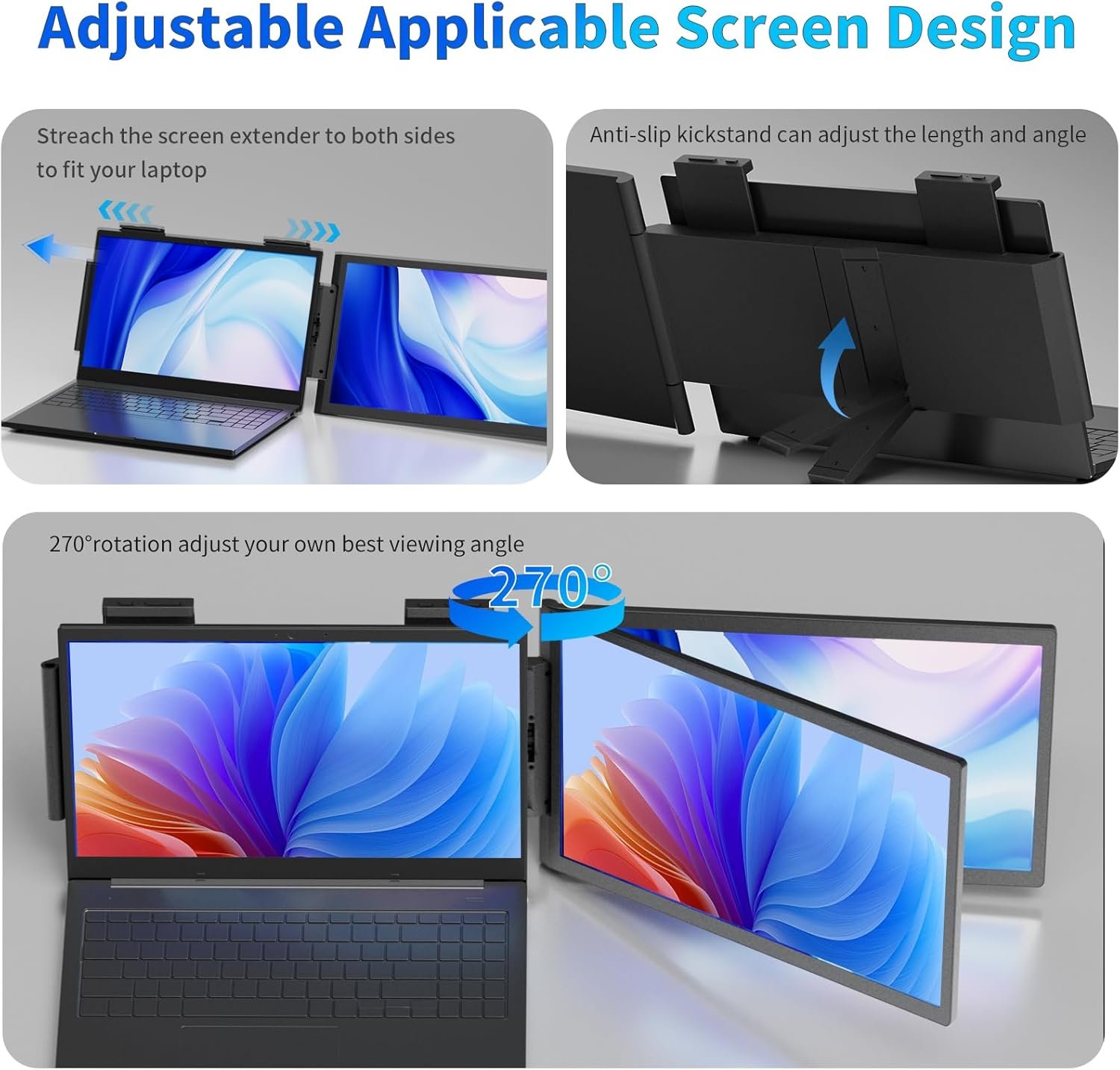 Монітор портативний 14" AskHand Full HD IPS 60 Гц, фото №7