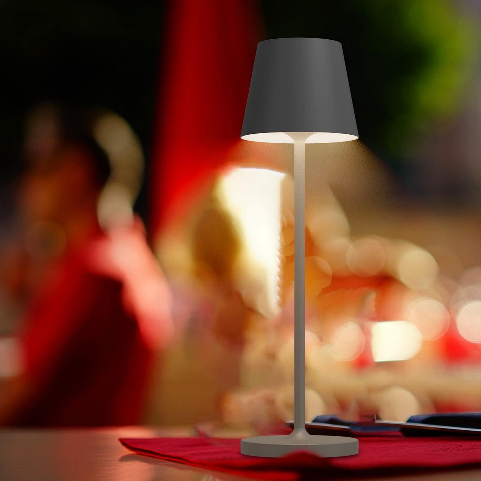 Настільна лампа K-Bright LED Dimmable Battery IP54 USB Dark Grey, фото №6