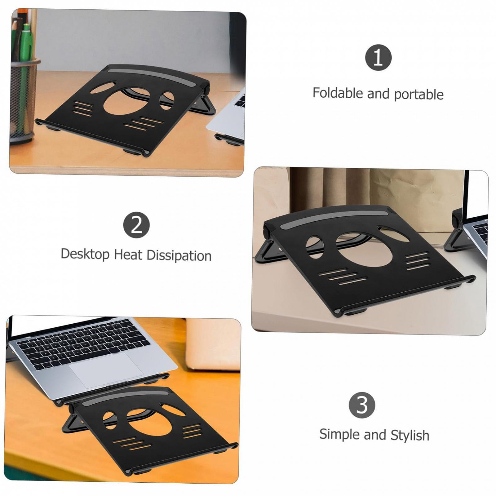 Підставка для ноутбука Настільна підставка для ноутбука ABS Силікон, фото №3