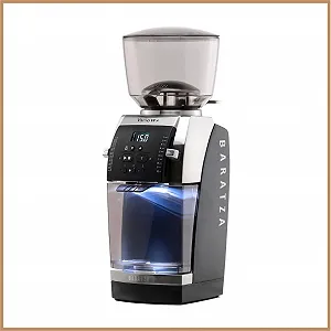 Кофемолка Baratza Vario W+ 230V электрическая с конической и стальными плоскими жерновами, программируемая, со встроенными весами для дозировки по весу, черная - Фото 1