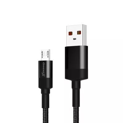 Дата кабель USB 2.0 AM to Micro 5P 1.0m Grand-X (FM-03), фото №3