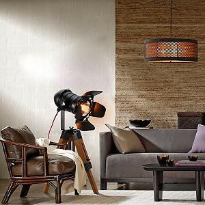 Настільна лампа Wooden Tripod Vintage Adjustable Retro synthetic.ua - Фото 1