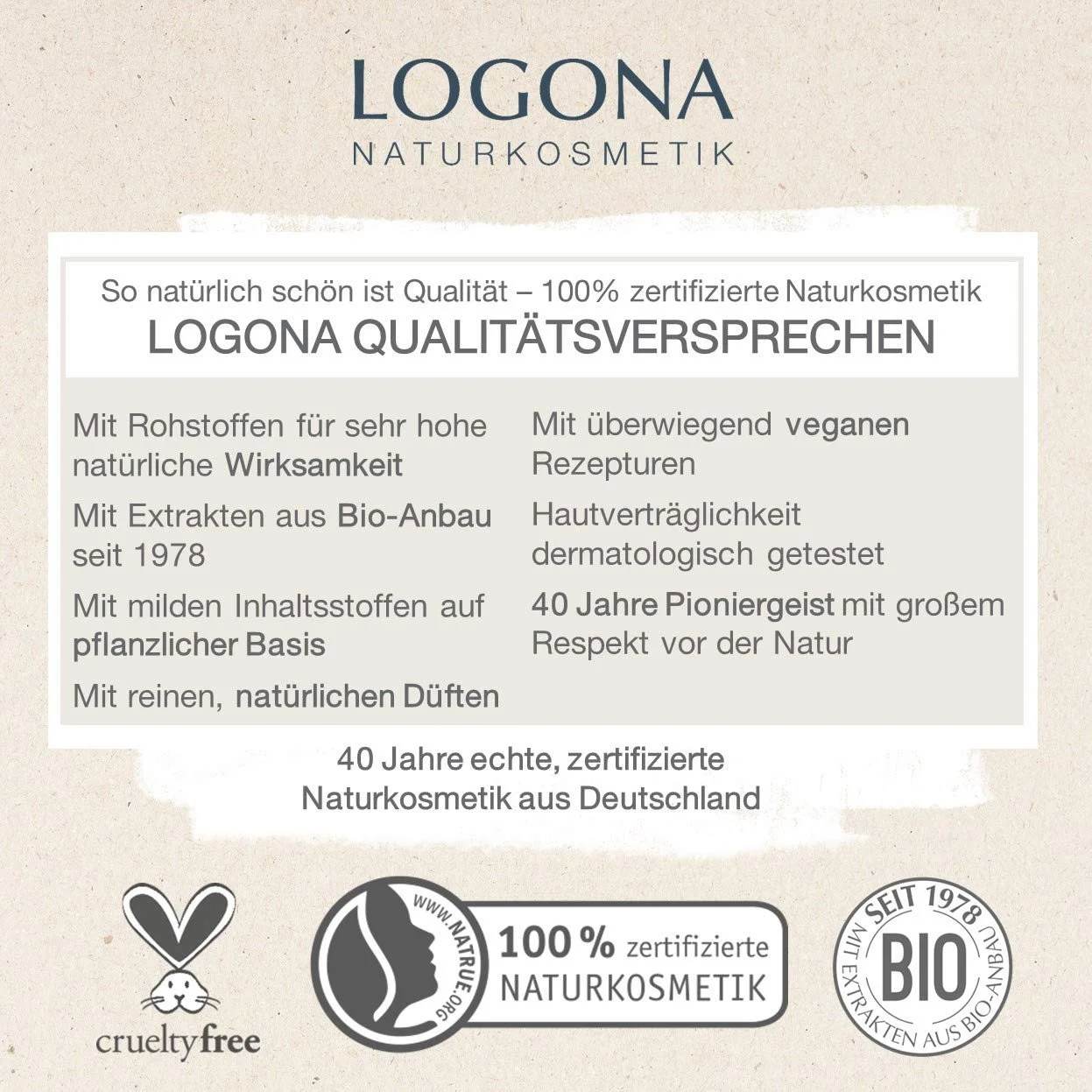 Денний крем для обличчя LOGONA Naturkosmetik з органічним алое вера інтенсивне зволоження веганський 30 мл, фото №5