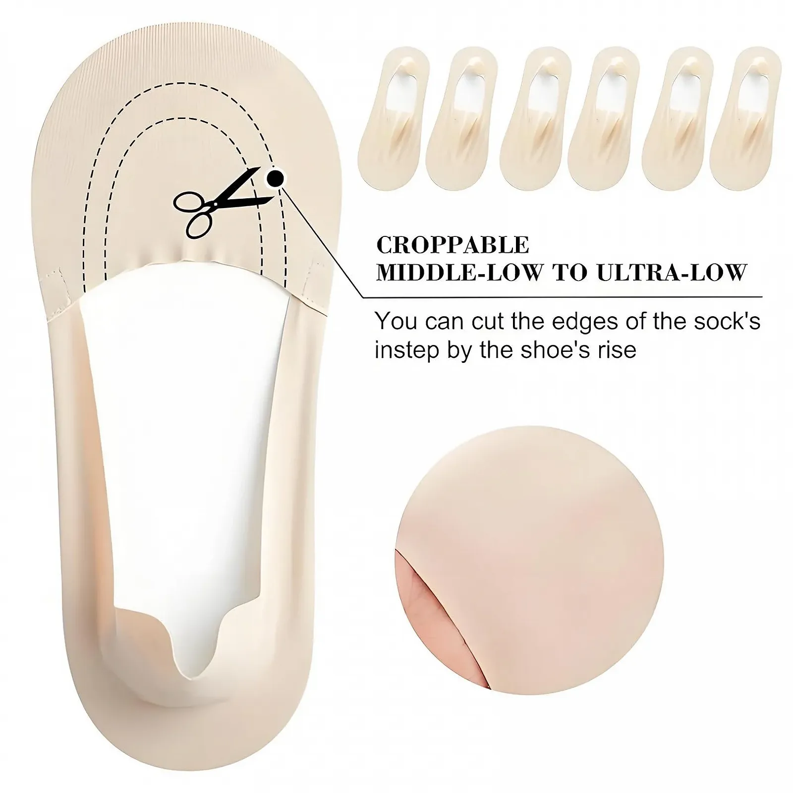 Шкарпетки Жіночі Безшовні 39-42 (6 пар), фото №5