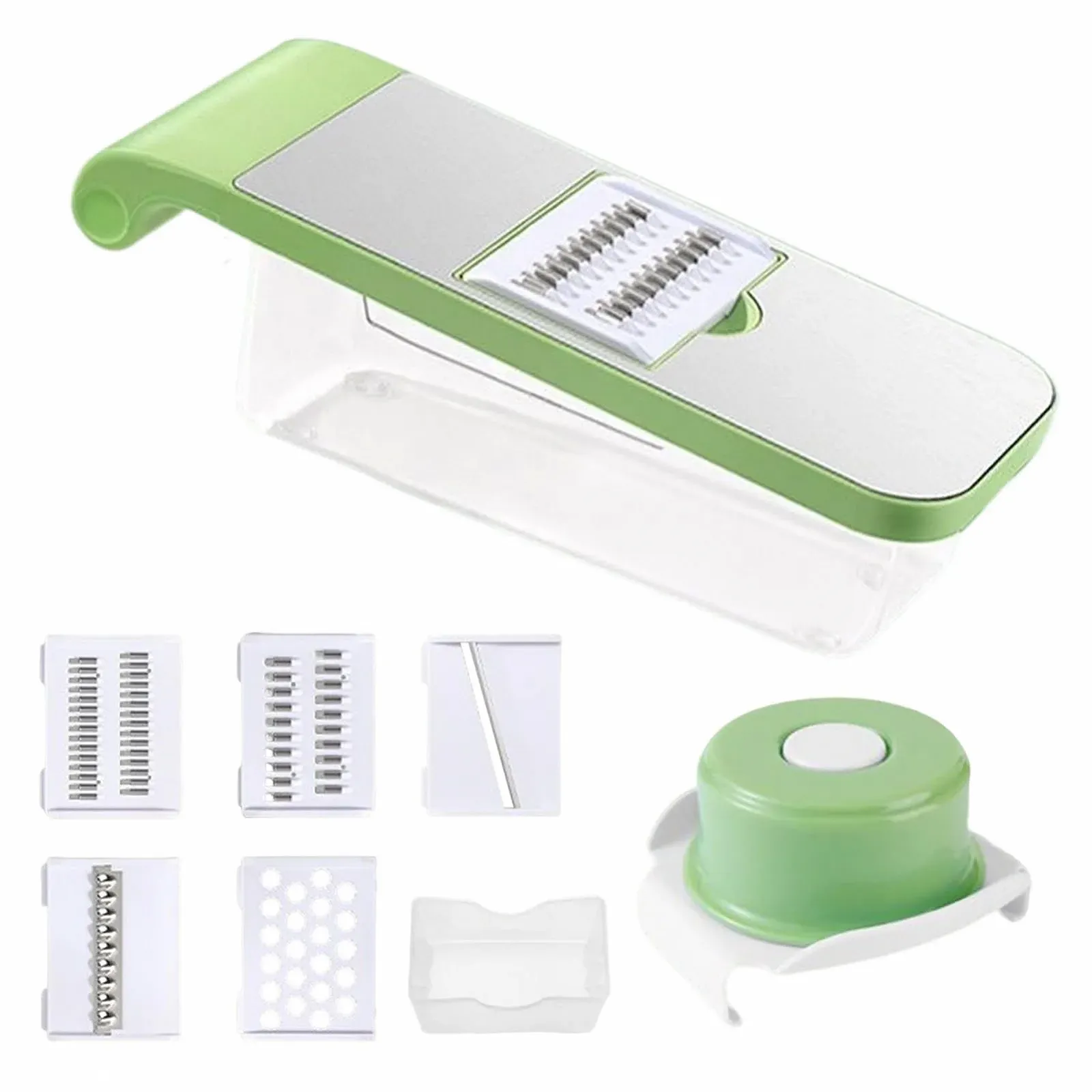 Овощерезка с контейнером, с 5 лезвиями, ручная, фото №9 Овощерезка с контейнером, с 5 лезвиями, ручная, фото №9