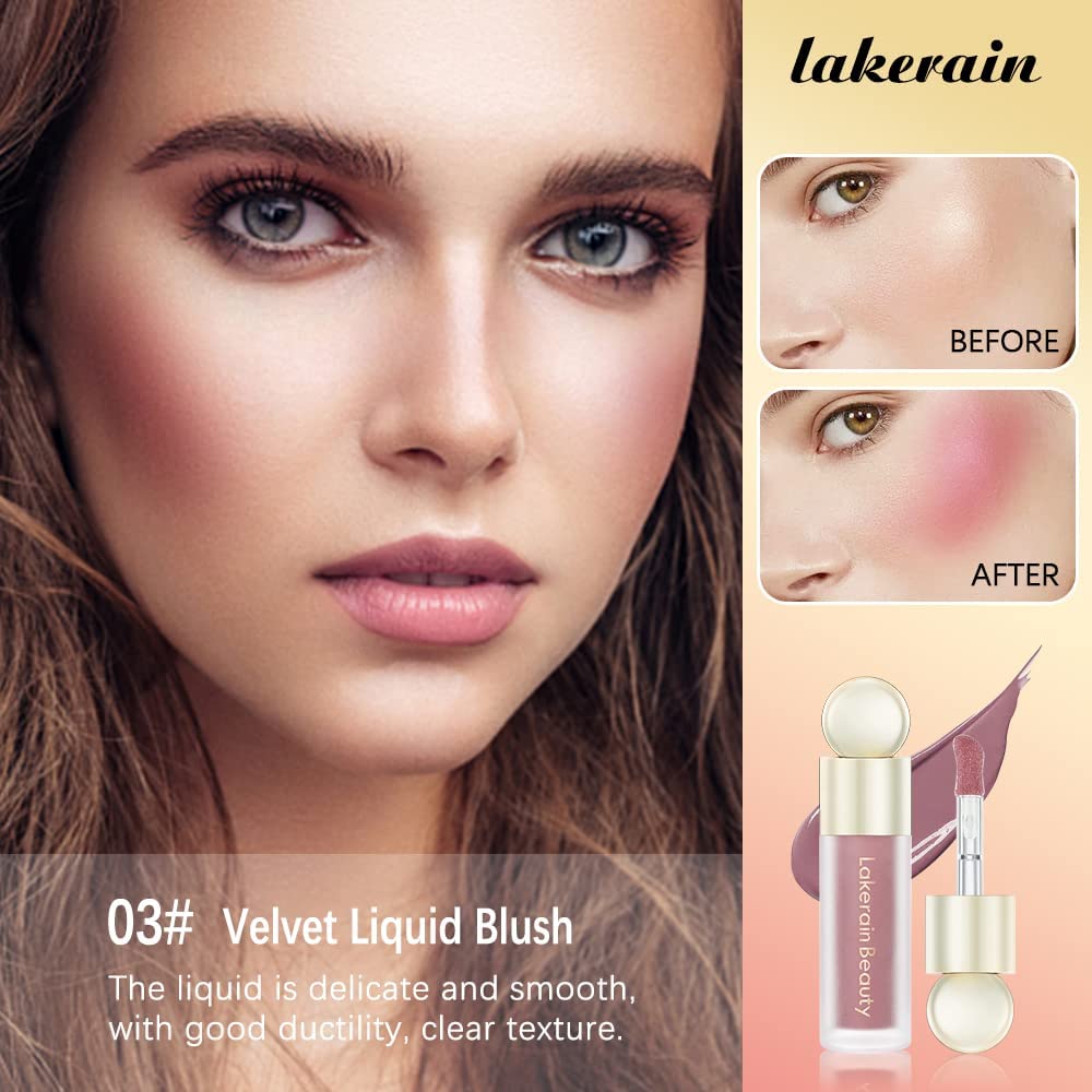 Стік рум'ян Soft Cream Liquid Blush природний матовий фініш 3#, фото №2