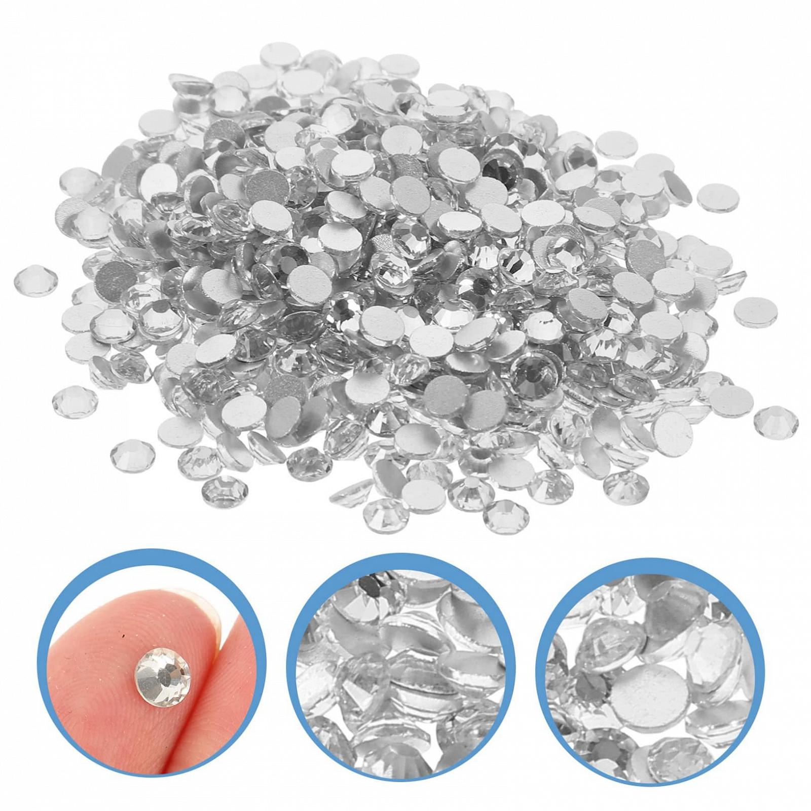Стразы самоклеящиеся FRCOLOR 2880 штук Для декорирования ногтей Камни Наклейки 3D Для чехла телефона Отделка ногтей Маникюрные стразы Простой шарм, фото №2