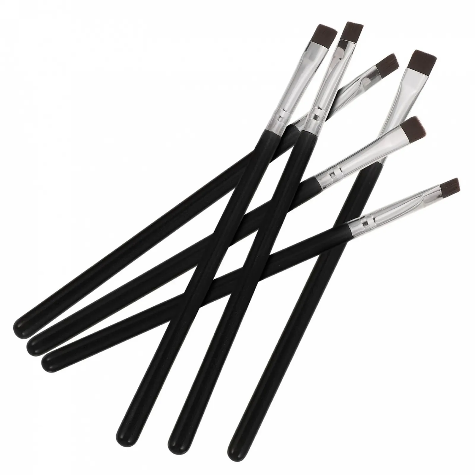 Кисти для бровей плоская DOITOOL Beja E20 Синтетическое волокно, 6 шт, фото №1 Кисти для бровей плоская DOITOOL Beja E20 Синтетическое волокно, 6 шт, фото №1