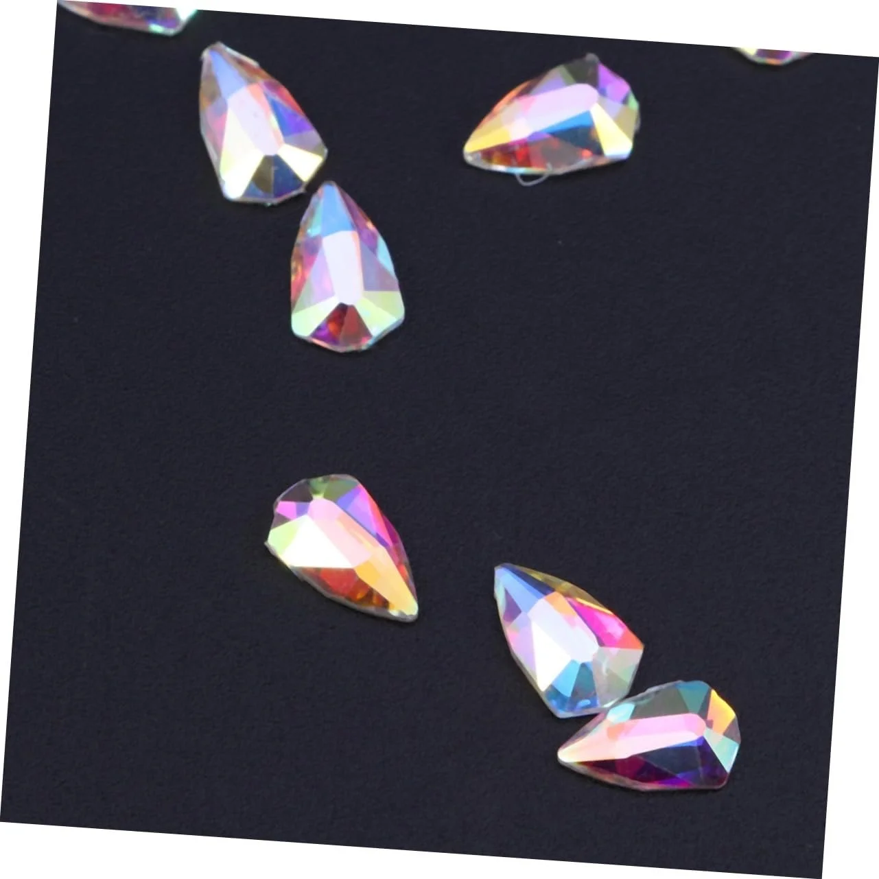 Украшение для ногтей Healvian, блестящий кристалл, набор 10 штук, фото №8