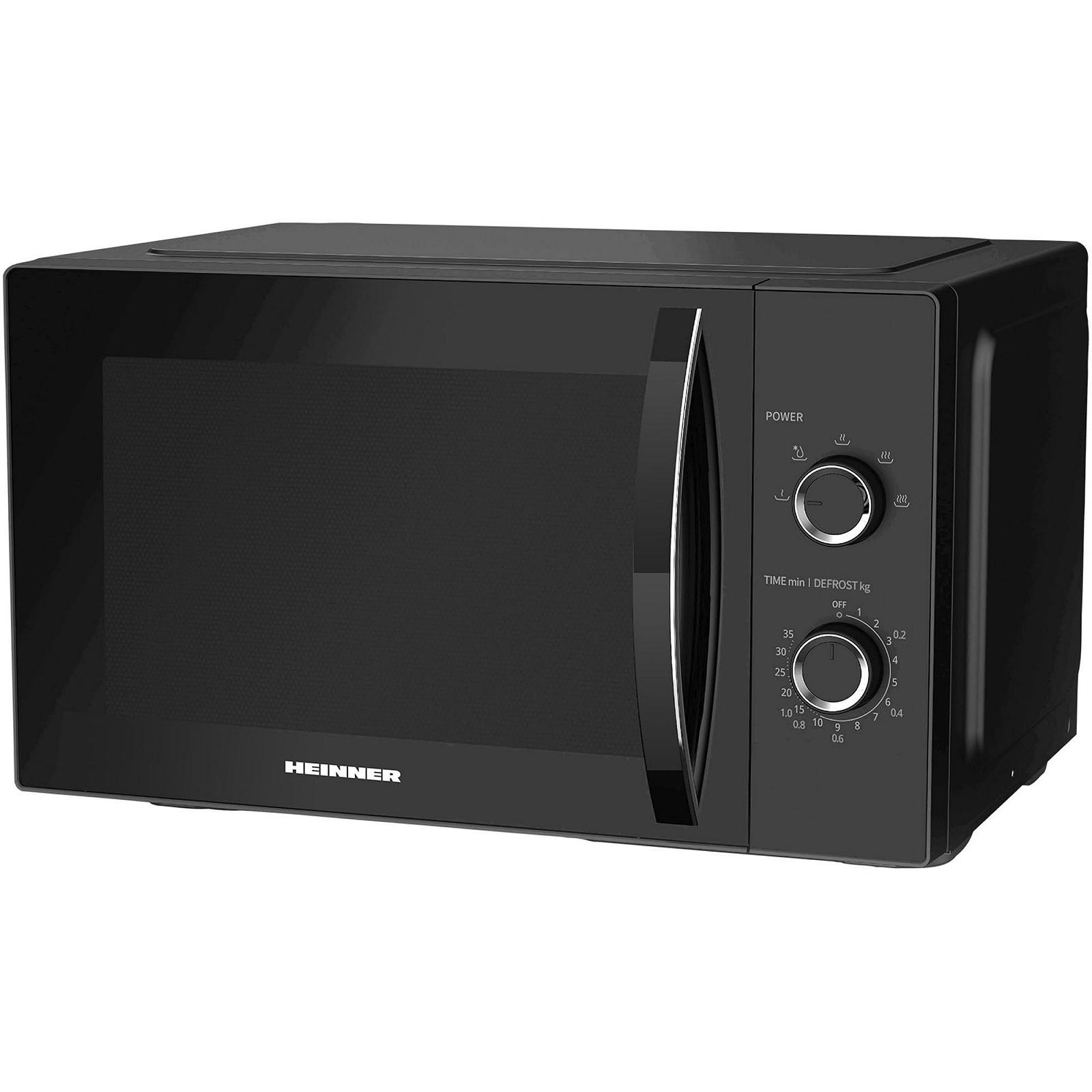 Микроволновая печь HMW-MD25MBK 25 л 800 Вт 5 уровней мощности Таймер Размораживание Черная, фото №2